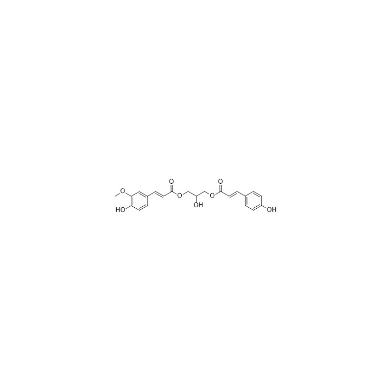 Structure of 108026-21-7 | 1-O-p-Coumaroyl-3-O-feruloylglycerol