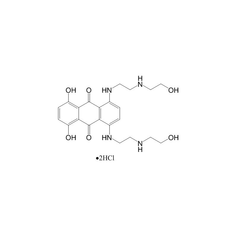 Structure of 70476-82-3 | Mitoxantrone hydrochlorid