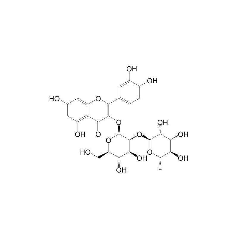 Structure of 32453-36-4 | Quercetin 3-O-neohesperidoside